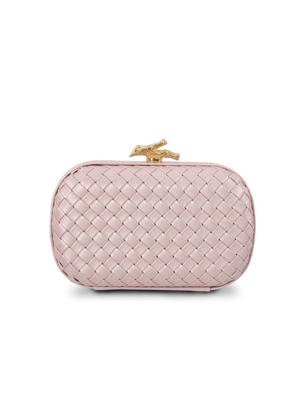 New Woven Clutch Purses Elegant Evening Bag for Parties, Weddings,Gold